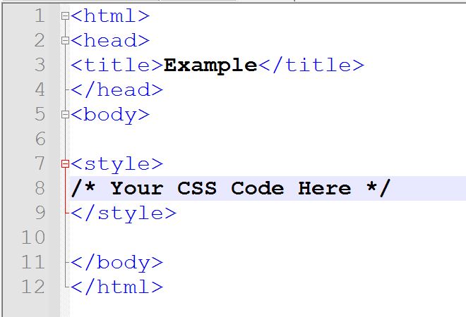 How To Add CSS In A HTML File